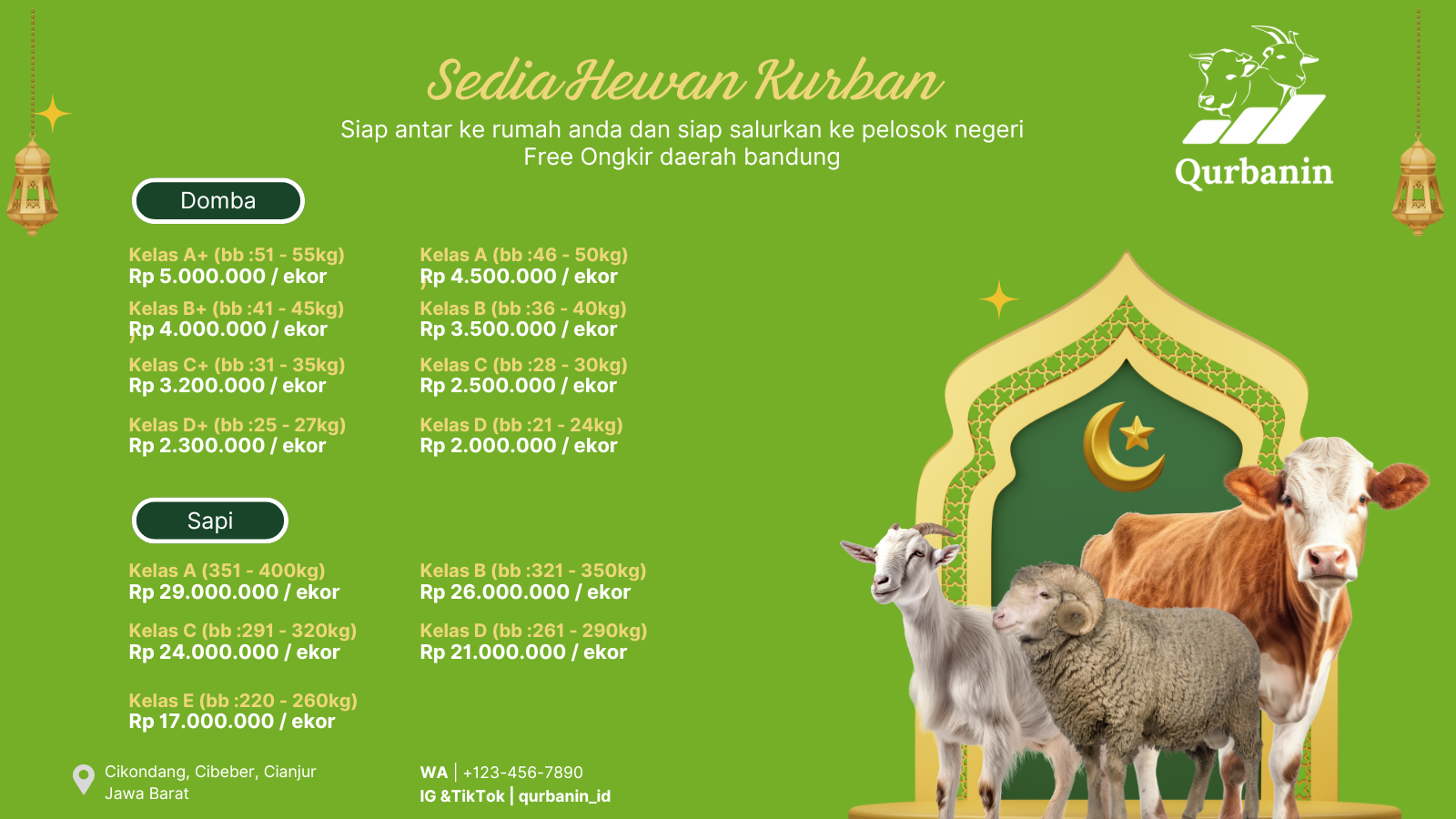 Banner Qurbanin